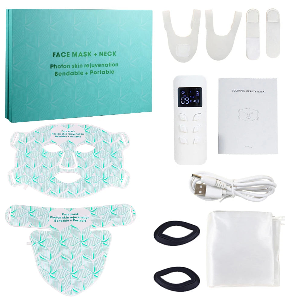 TheraPro2 LED Beauty Mask - 8 Color Red Light Therapy 