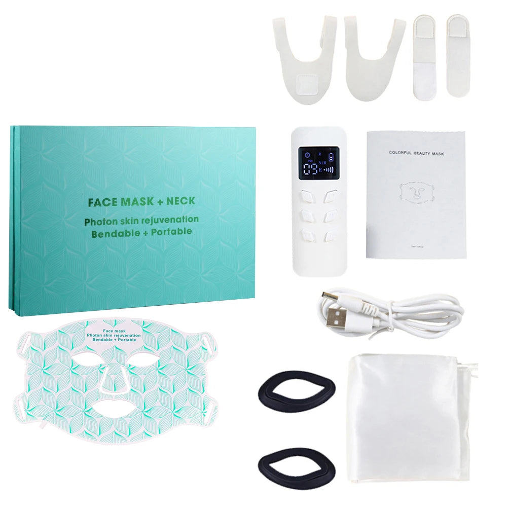 TheraPro2 LED Beauty Mask - 8 Color Red Light Therapy 