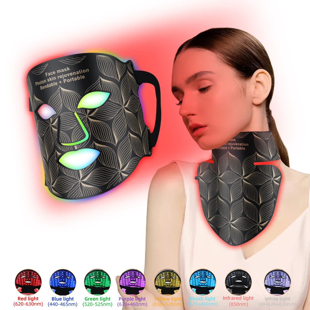 TheraPro2 LED Beauty Mask - 8 Color Red Light Therapy 